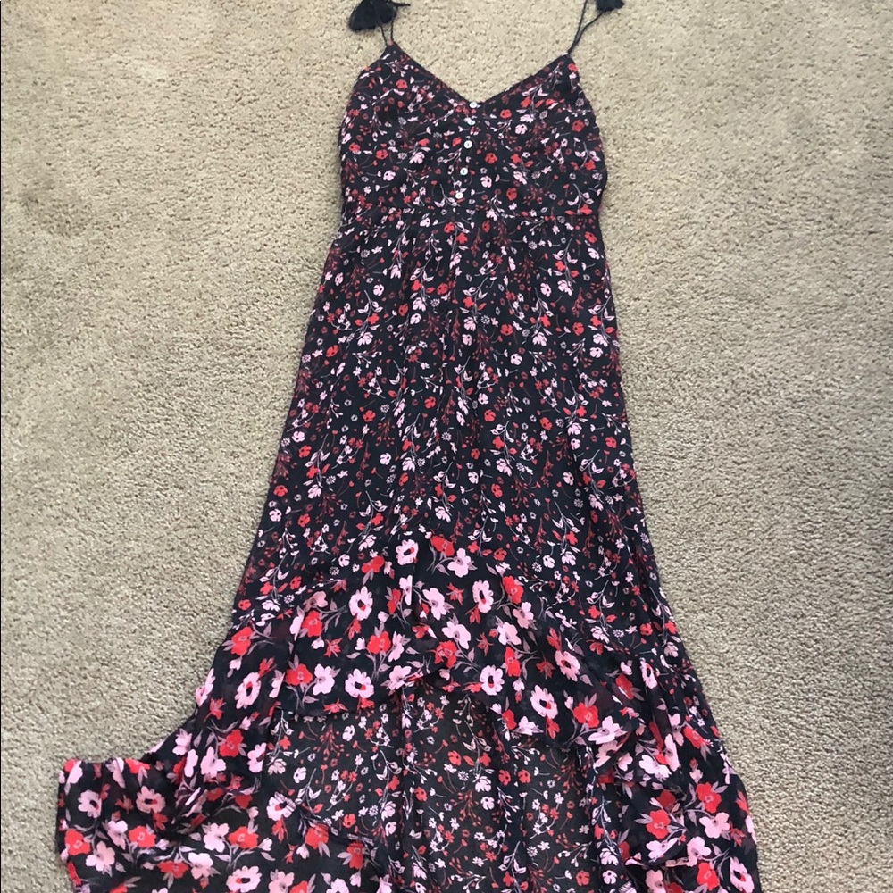 Floral high low dress